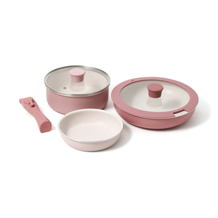 Go Table Pot & Pan 6 Pcs  Pink