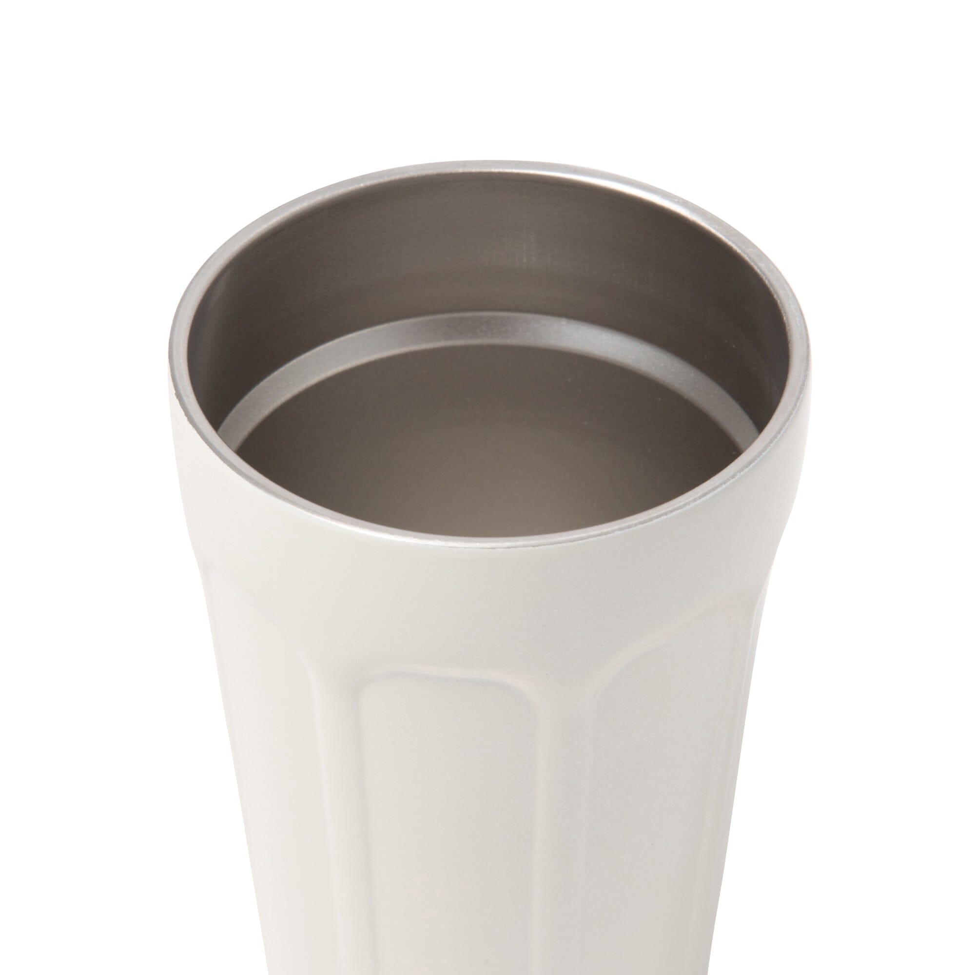 DIAMOND STAINLESS TUMBLER  WHITE