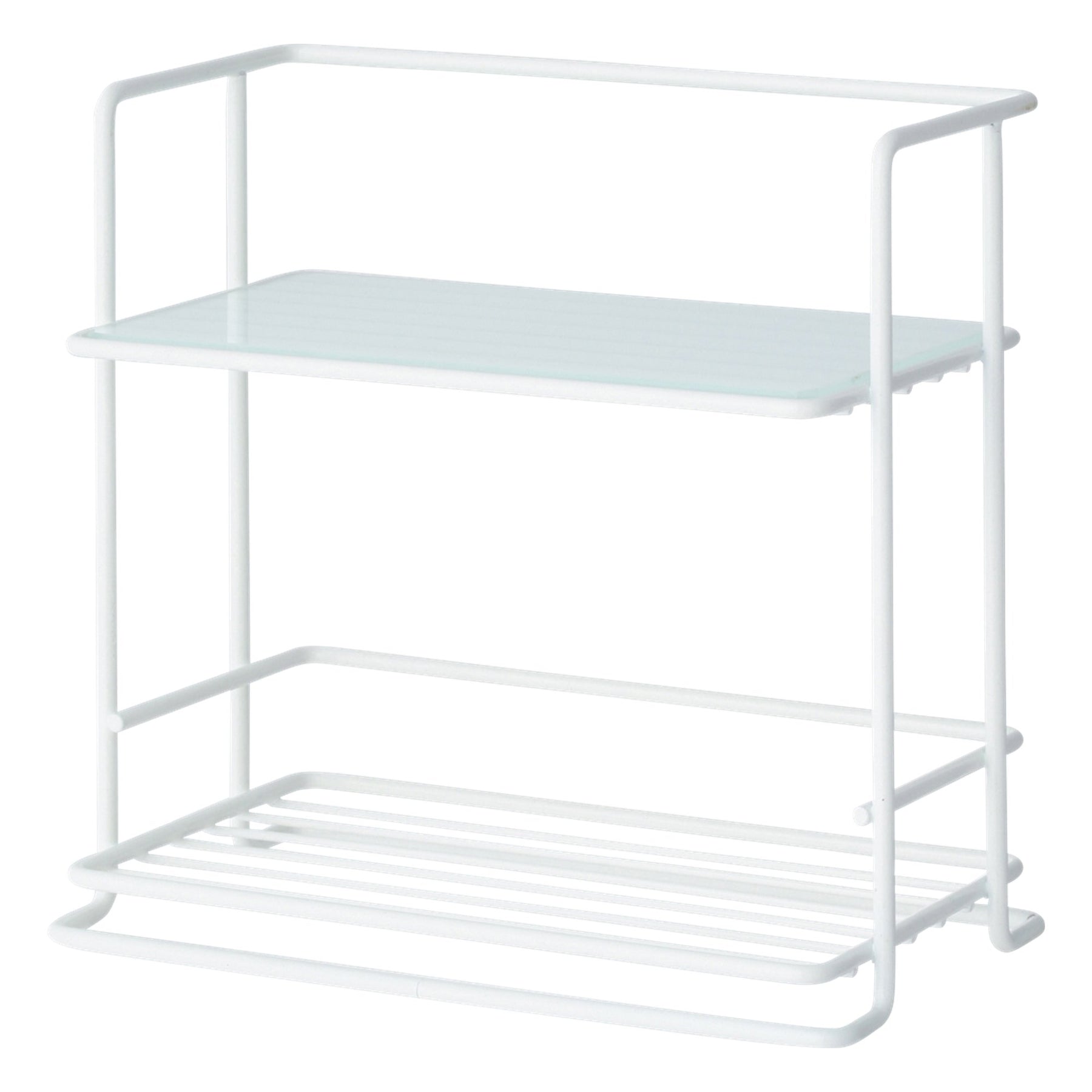 Glass Rack White Kitchen Rack With Glass Small White – Francfranc Hong Kong