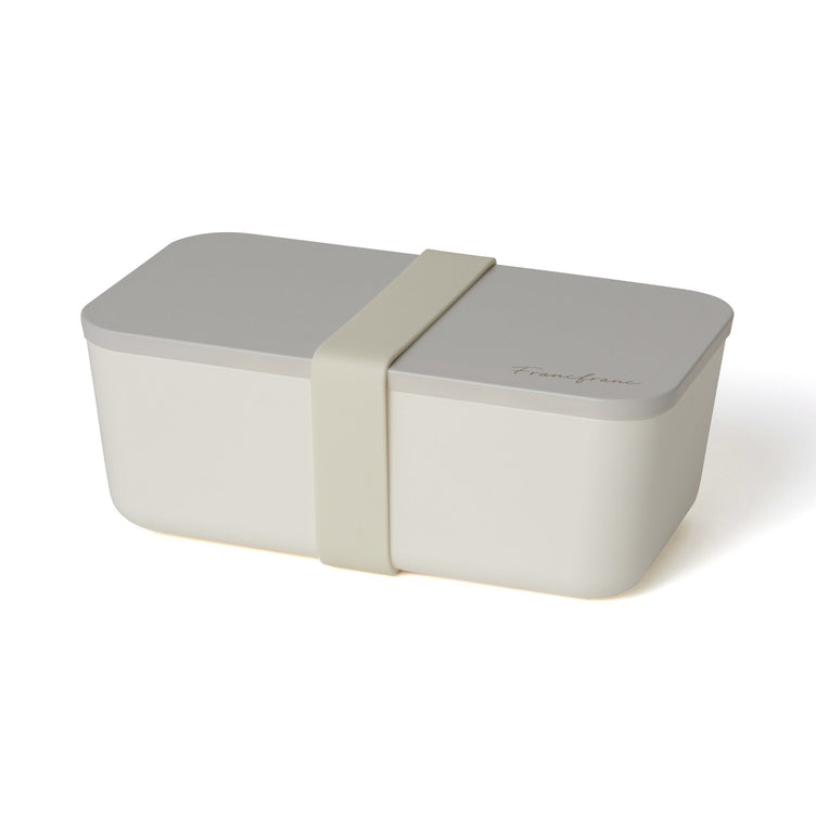 LOGO LUNCH BOX SINGLE-TIER WHITE