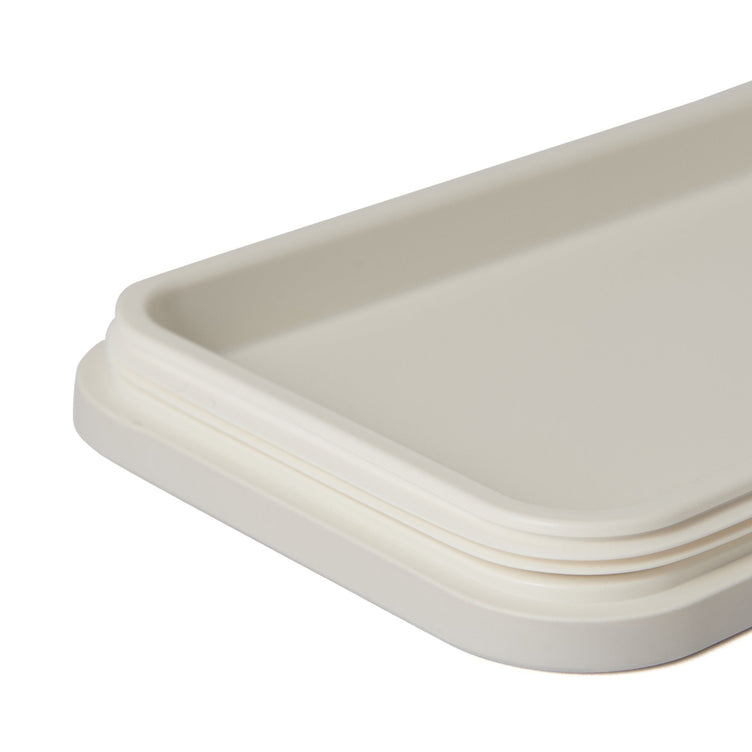 LOGO LUNCH BOX SINGLE-TIER WHITE