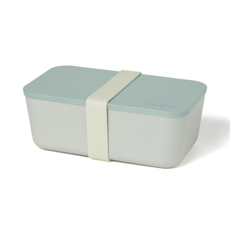 LOGO LUNCH BOX SINGLE-TIER BLUE