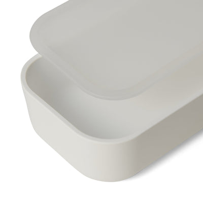 LOGO LUNCH BOX TWO-TIER WHITE