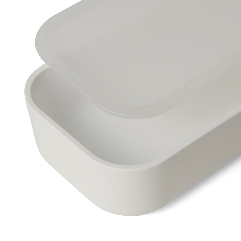 LOGO LUNCH BOX TWO-TIER WHITE