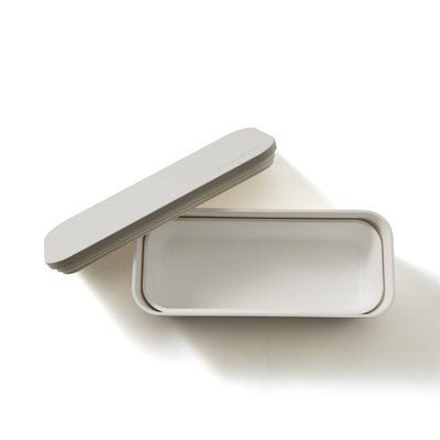 LOGO LUNCH BOX TWO-TIER WHITE