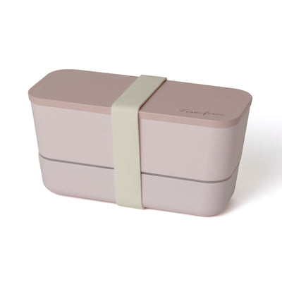 LOGO LUNCH BOX TWO-TIER PINK