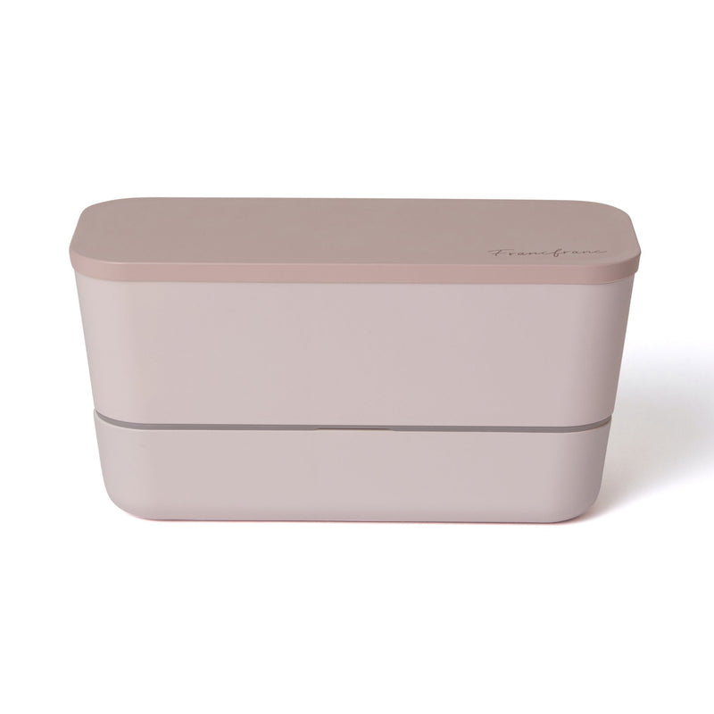 LOGO LUNCH BOX TWO-TIER PINK