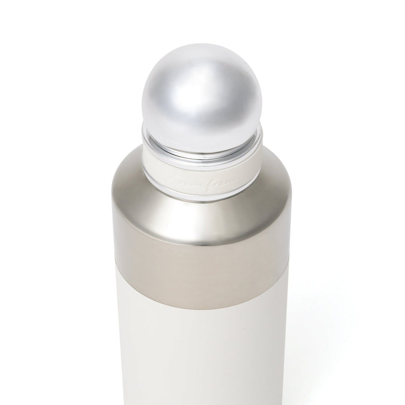 LAYERED STAINLESS BOTTLE 420ML  WHITE