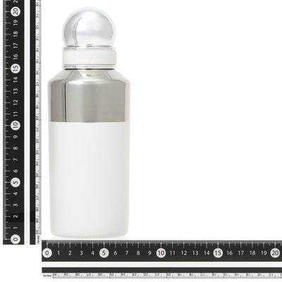 LAYERED STAINLESS BOTTLE 420ML  WHITE