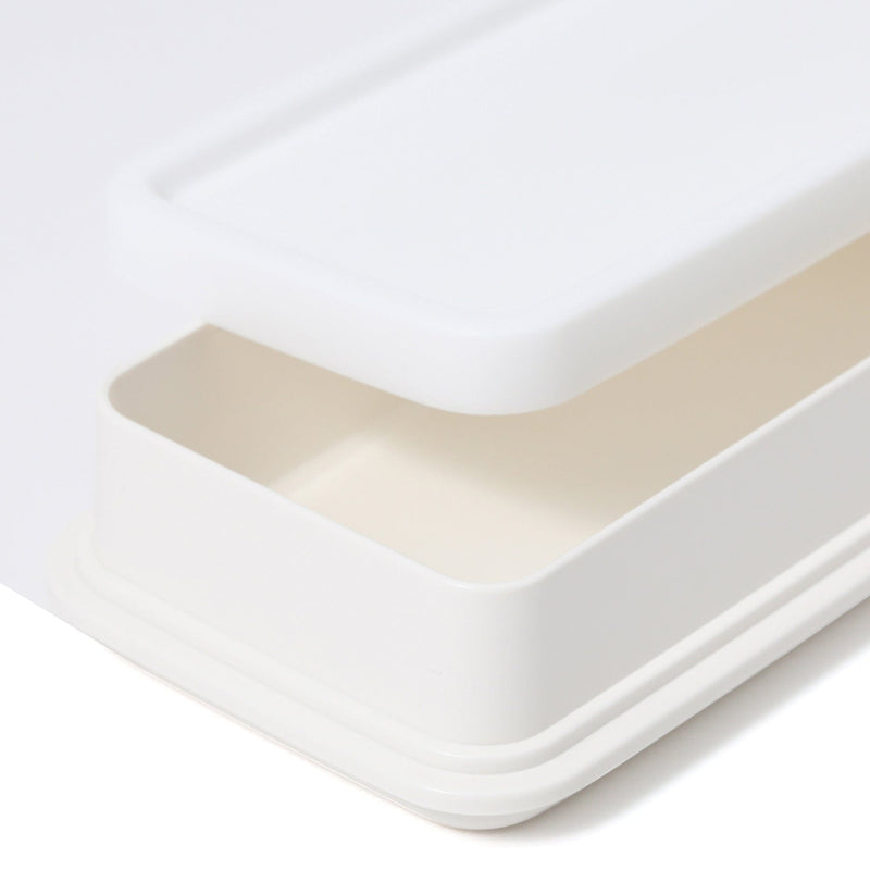 JEWEL 餐盒 方形邊 白色