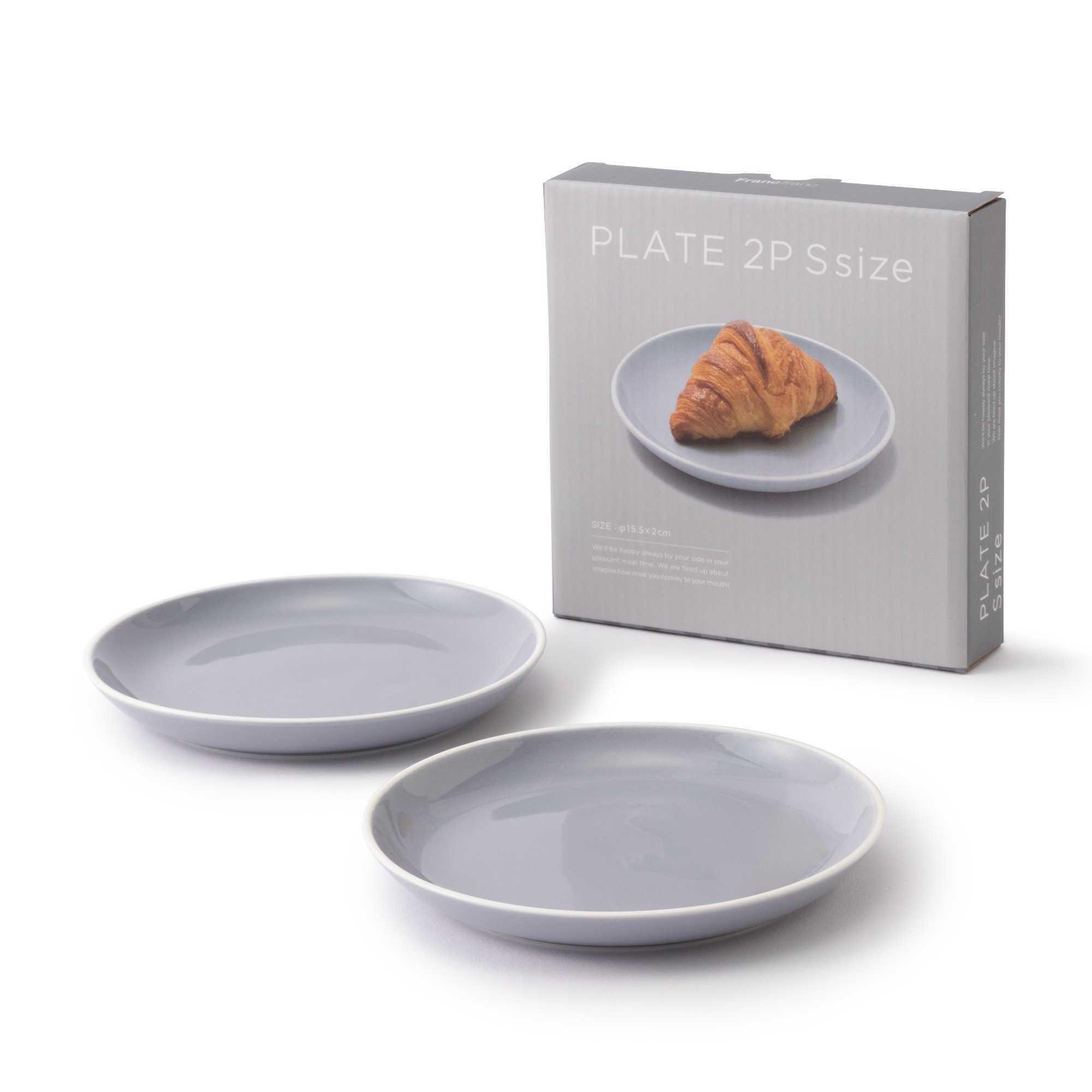 Ordi Plate 2P Small Gray – Francfranc Hong Kong