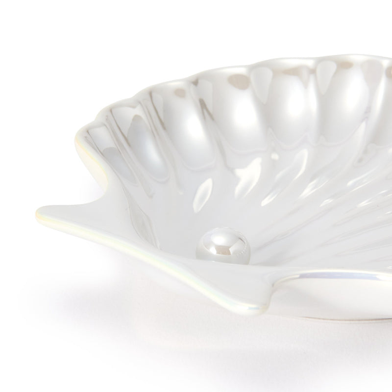 OPAL SHELL PLATE SMALL WHITE