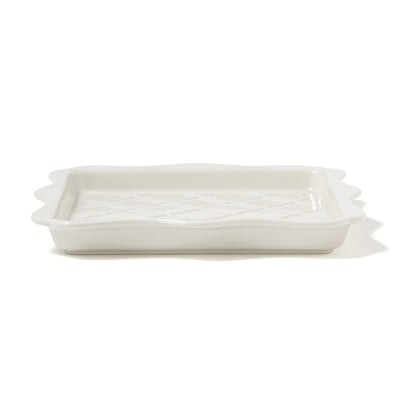 FRILL TOAST PLATE IVORY