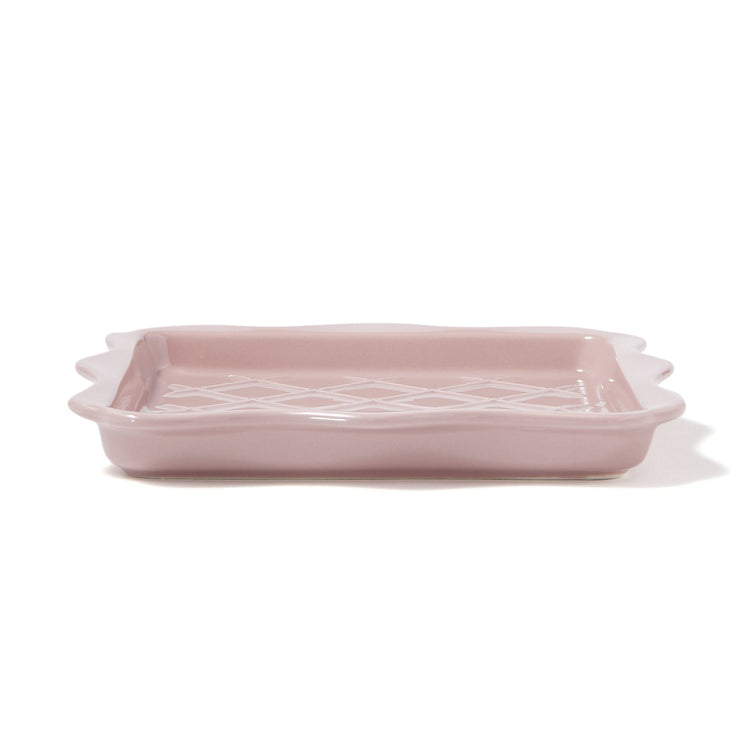 FRILL TOAST PLATE PINK