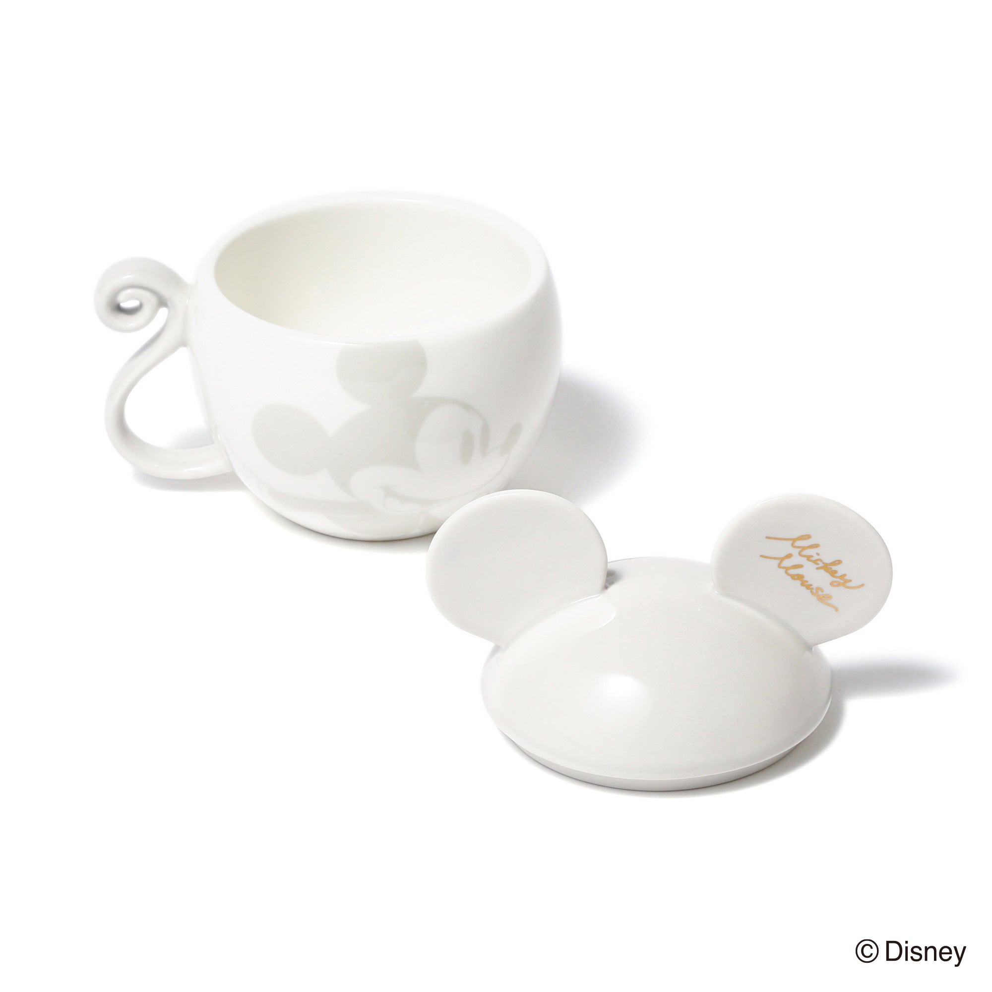 DISNEY PAIR MUG MOTIF PINK x GRAY