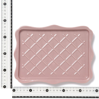 FRILL TOASTER PLATE PINK