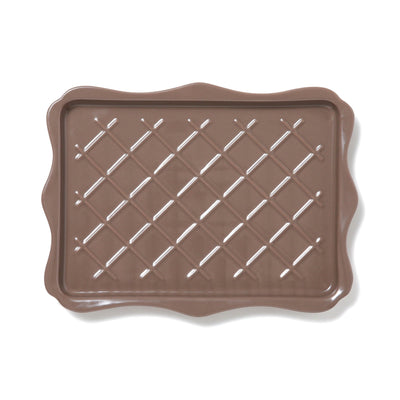 FRILL TOASTER PLATE GRAY