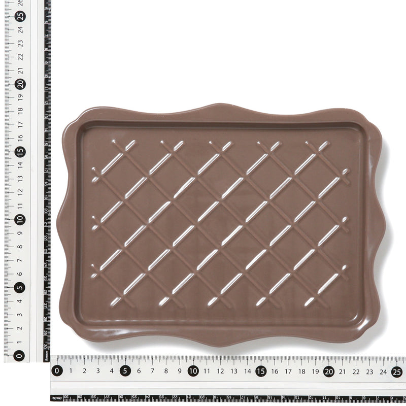 FRILL TOASTER PLATE GRAY
