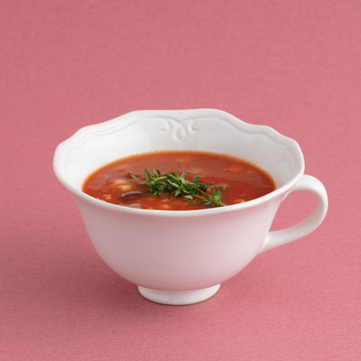 ORNAMENT SOUP CUP SMALL GRAY