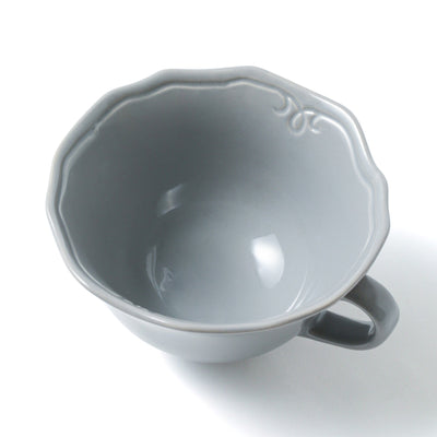 ORNAMENT SOUP CUP SMALL GRAY