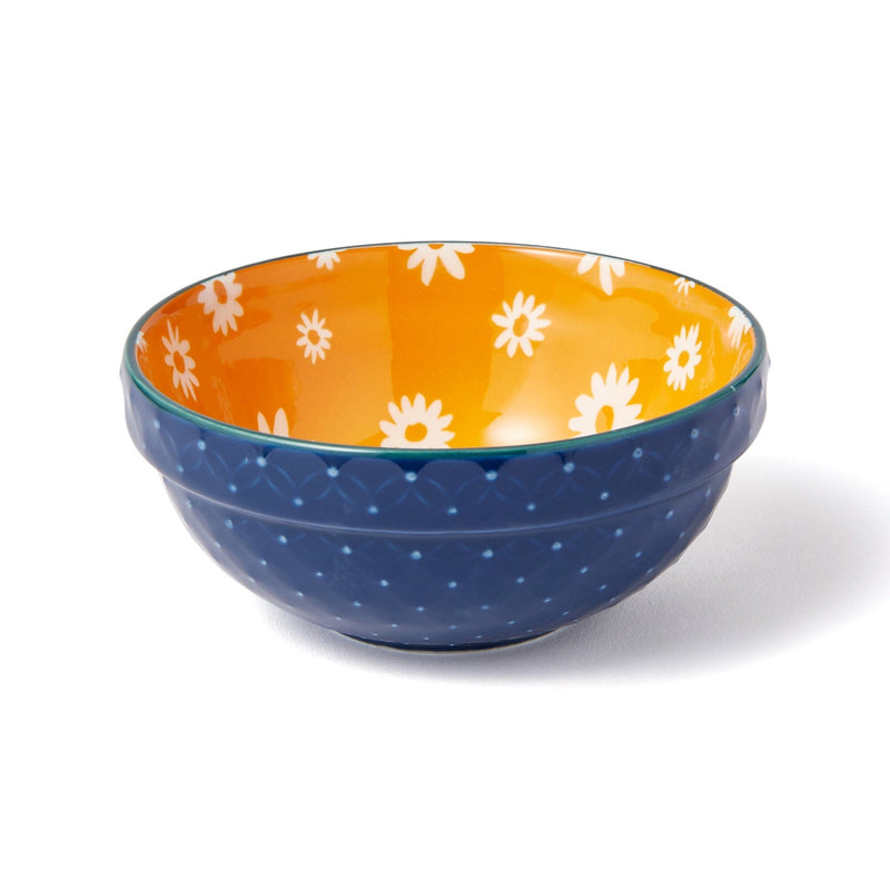 IROIRO 可堆疊碗 雛菊圖案 橙色