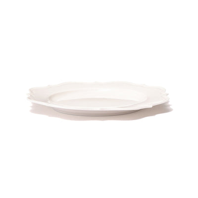 Blanche Plate Small Wave  White