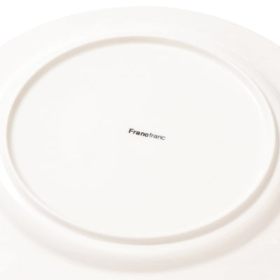 BLANCHE PLATE LARGE CROSS  WHITE