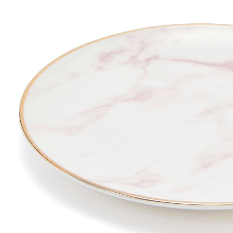 MARBLE PLATE SMALL PINK