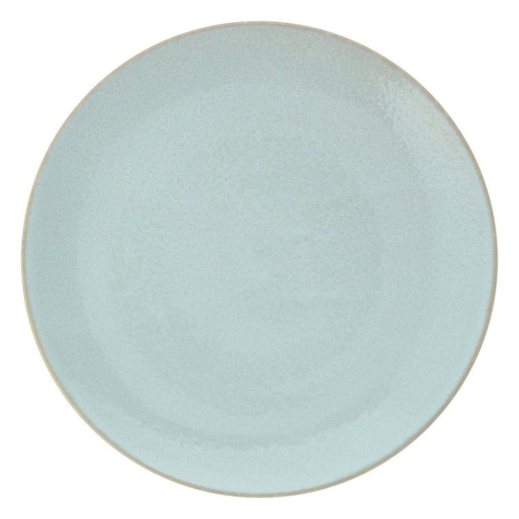 MINOYAKI IRODORI PLATE LARGE LIGHT BLUE