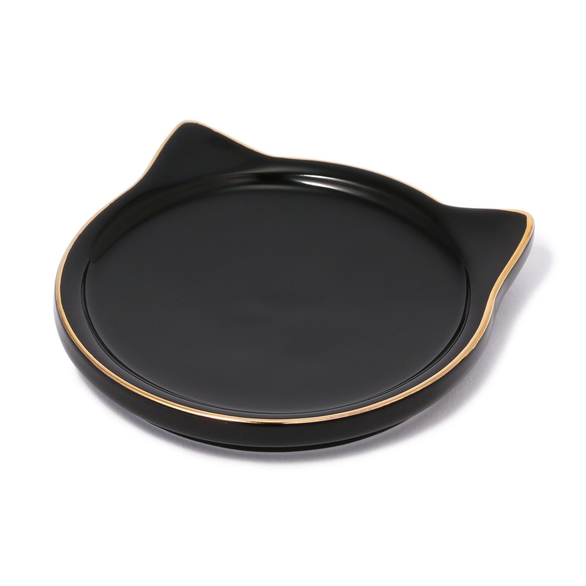 CAT FIGURE MUG BLACK