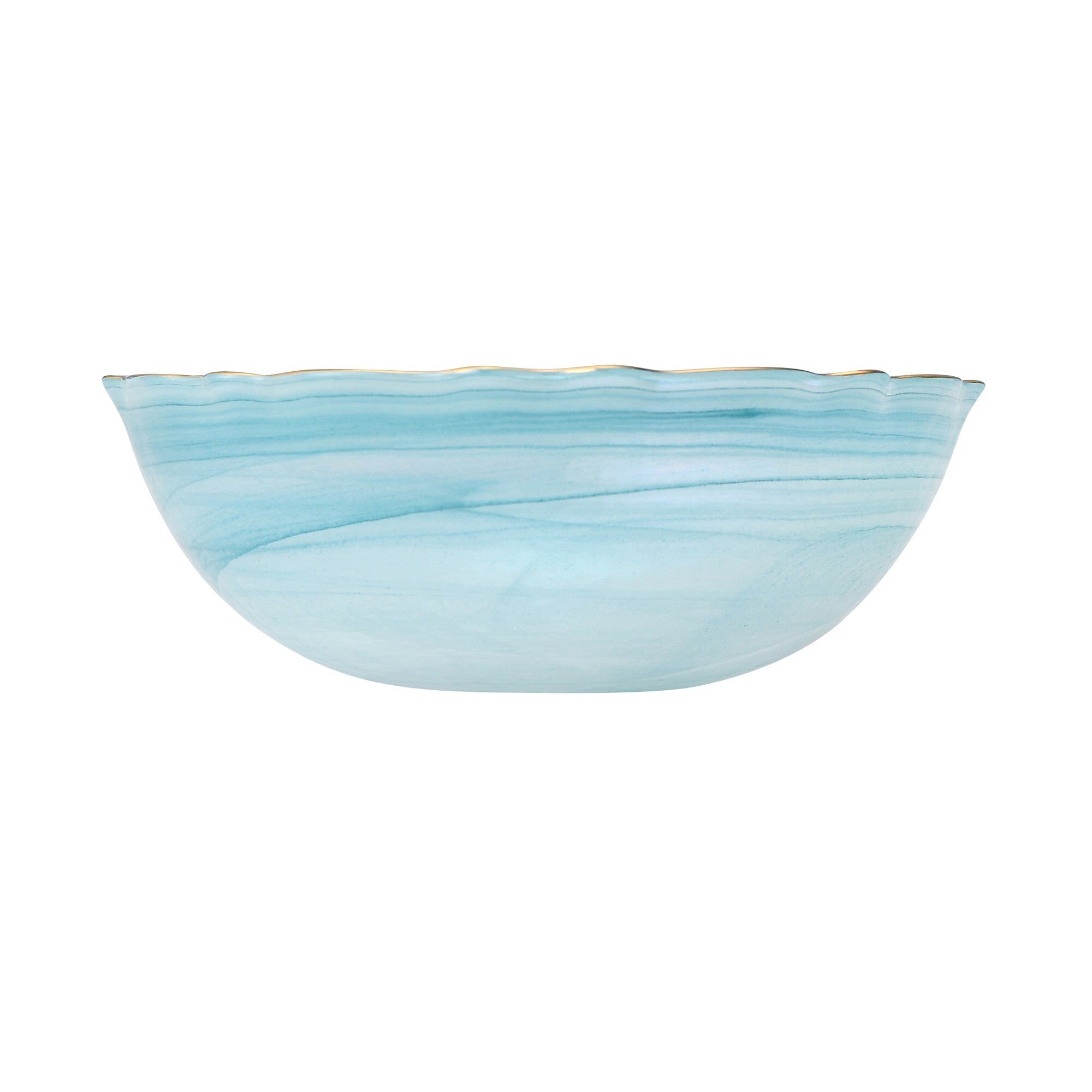 MARBLE 大理石玻璃碗 藍色
