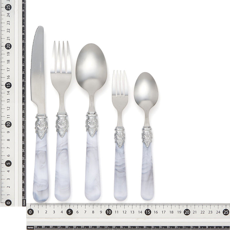 CUTLERY 10PCS MARBLE