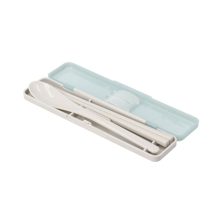 LOGO LUNCH CHOPSTICKS&SPOON Blue