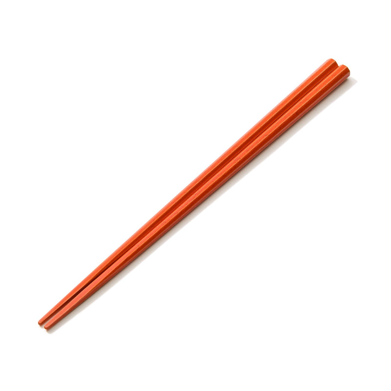 筷子 八角形 橙色