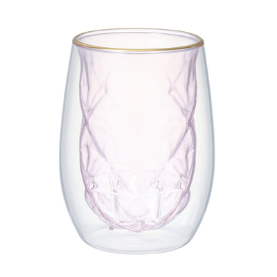 DIA DOUBLE WALL GLASS  PINK