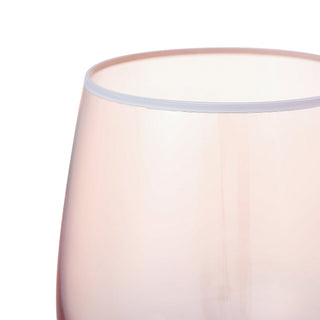 Color Rim Tumbler 2Pcs Pink