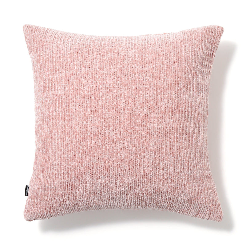 KNIT CABLE CUSHION COVER 450 X 450 PINK