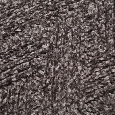 KNIT CHENILLE CUSHION COVER 450 x 450 DARK GRAY