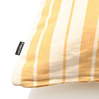 Stripe Cushion Cover 450 X 450 Yellow