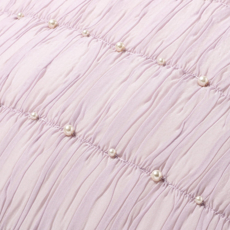 Organdy Pearl Cushion Cover 450 X 450 Light Purple