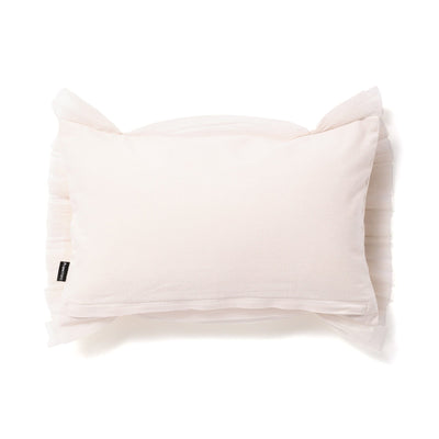 Tulle Gather Cushion Cover 400 X 250 Light Pink