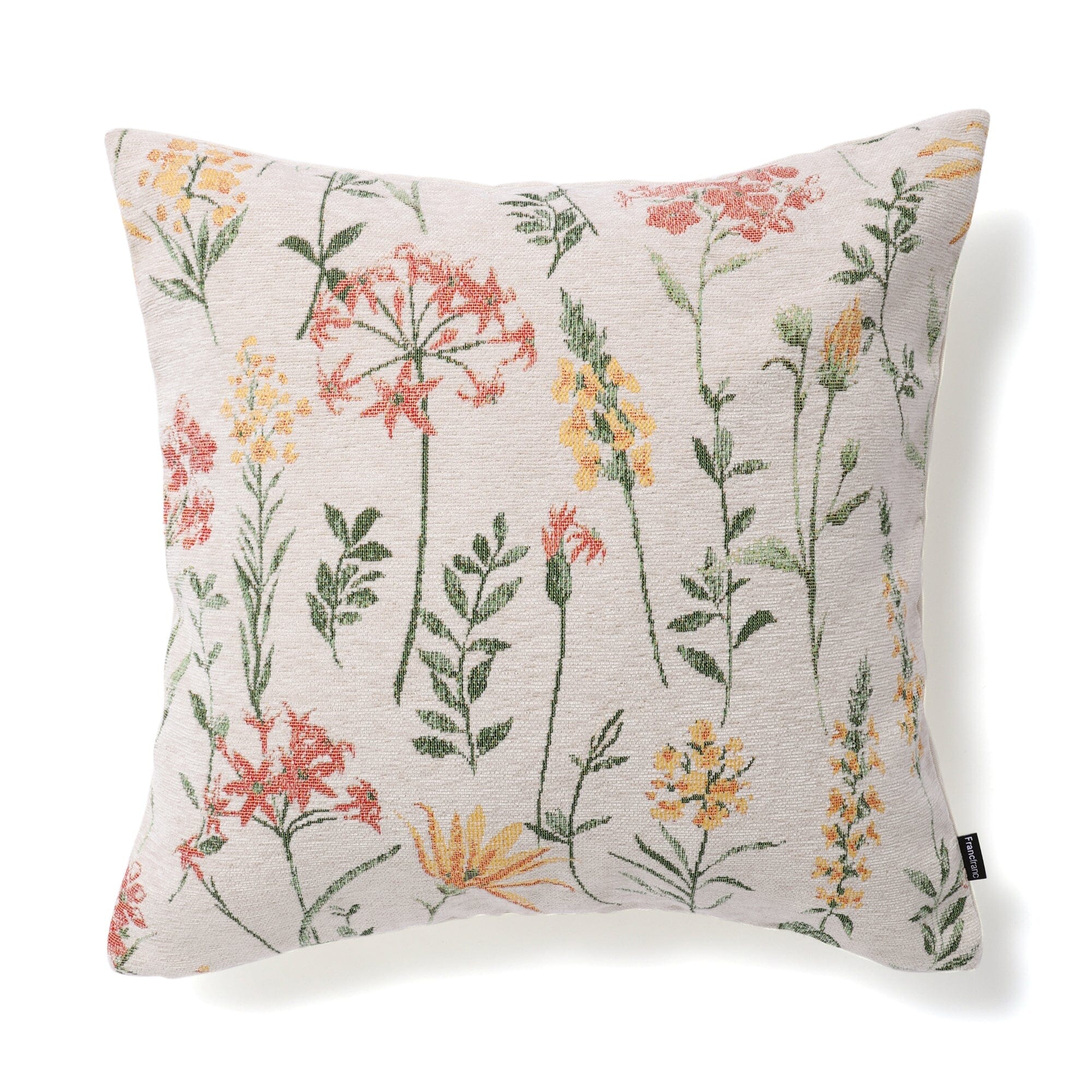 Jacquard Flower Cushion Cover 450 X 450 Multi