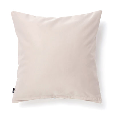Shiny Flower Cushion Cover 450 X 450 White X Blue