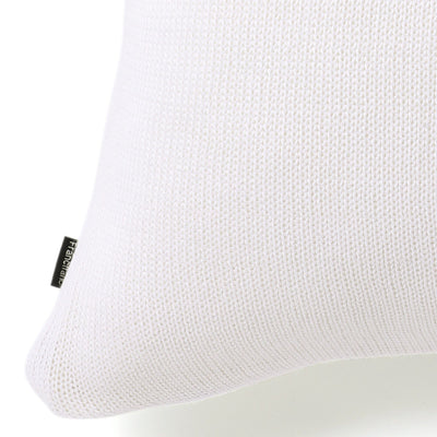 Knit Stripe Cushion Cover 450 X 450 White