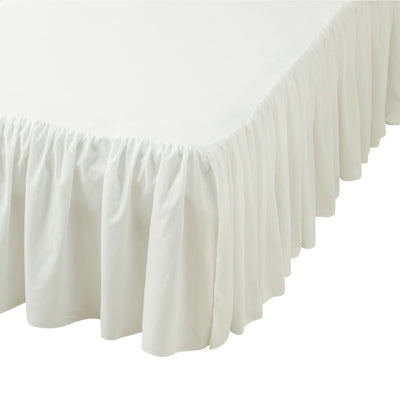 BED SKIRT DOUBLE IVORY