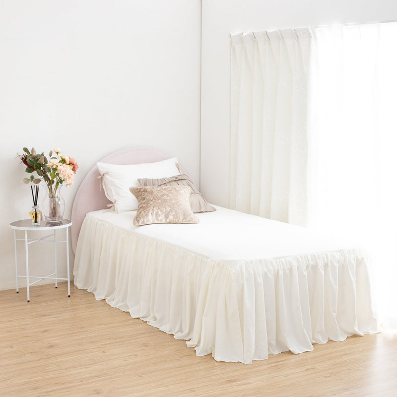 BED SKIRT DOUBLE IVORY