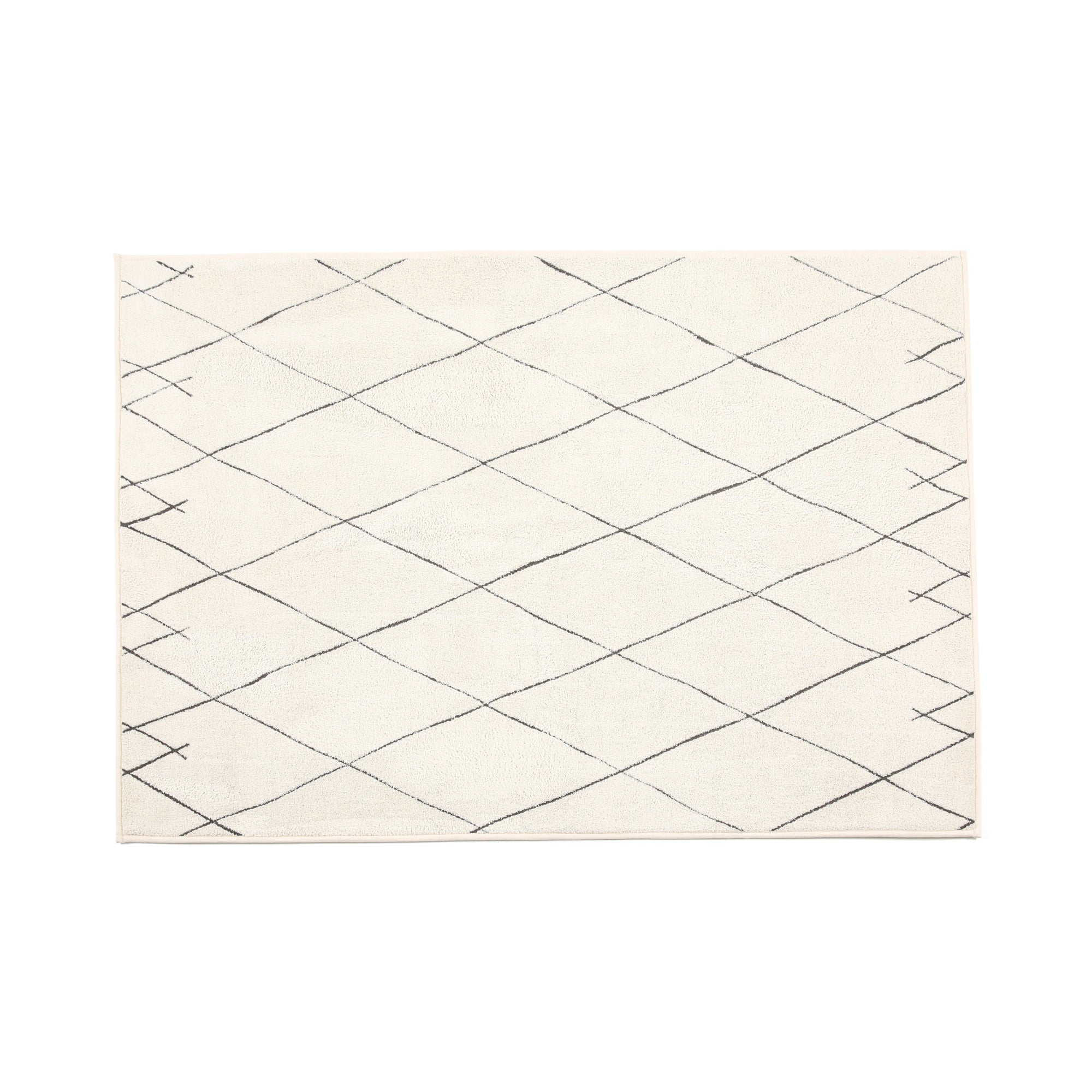 LATTICE HOTCARPET RUG MEDIUM IVORY 1900×D1400