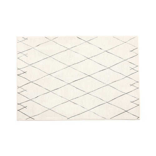 LATTICE HOTCARPET RUG MEDIUM IVORY 1900×D1400