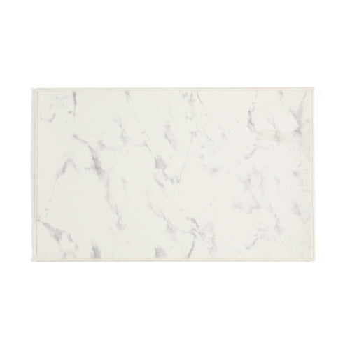 Design Print Mat 500 X 800 Marble  White