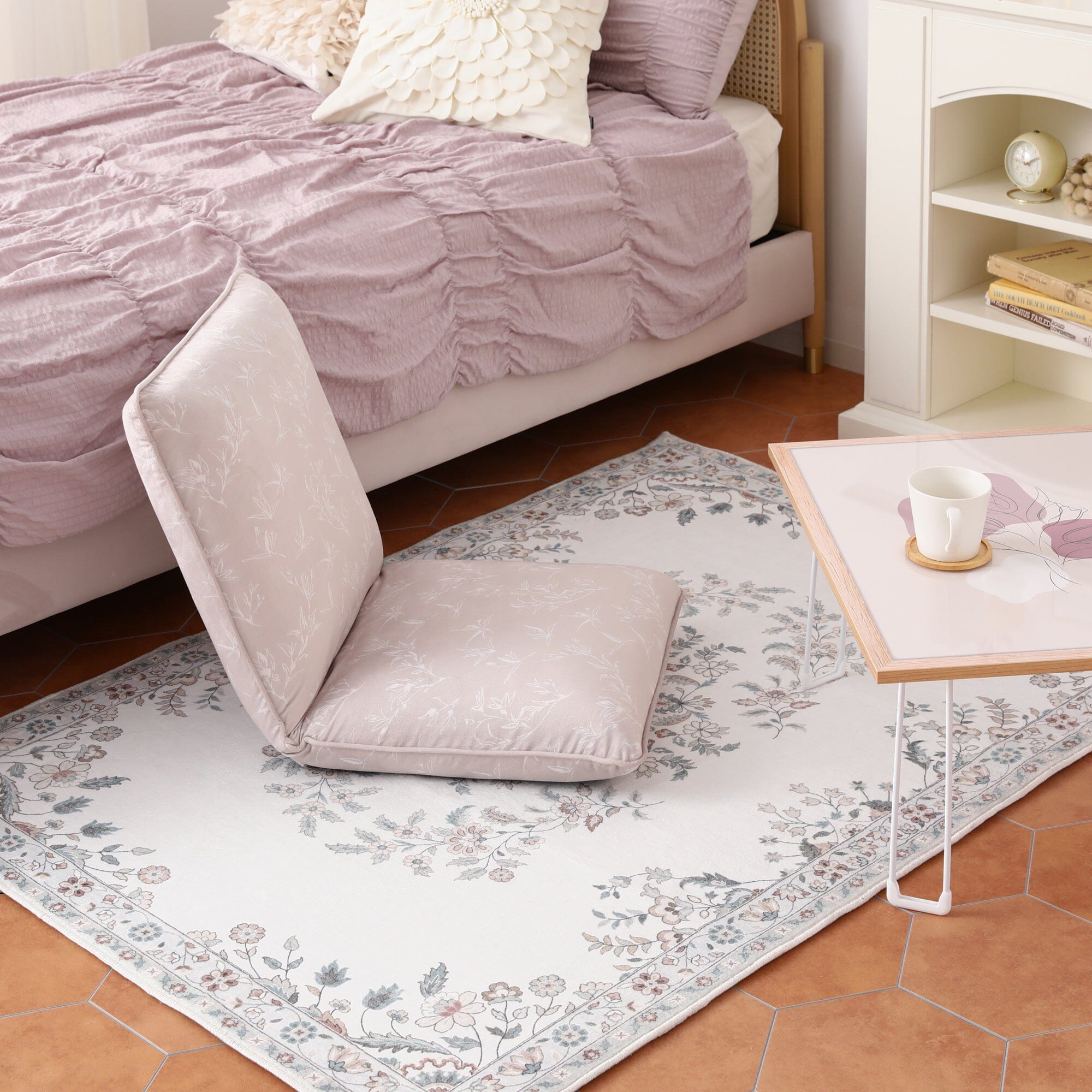 Design Print Rug Arabesque S 1400 X 1000 Light Beige
